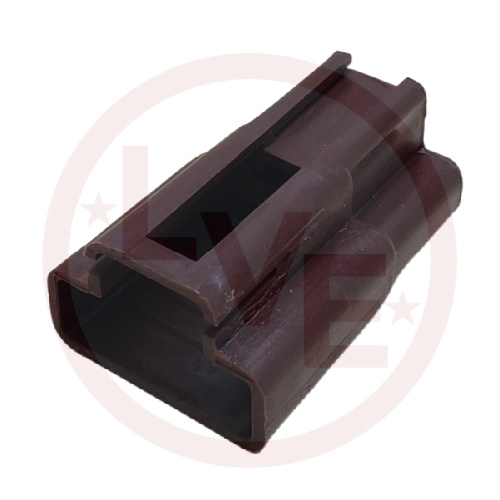 PACKARD 8905117 CONNECTOR 3 POS MALE 56 SERIES BROWN