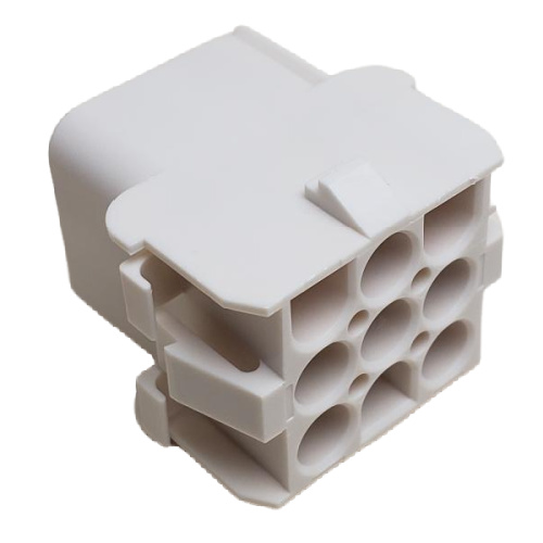 CONNECTOR 9 POS RECEPTACLE HSG UNIVERSAL MATE-N-LOK NATURAL