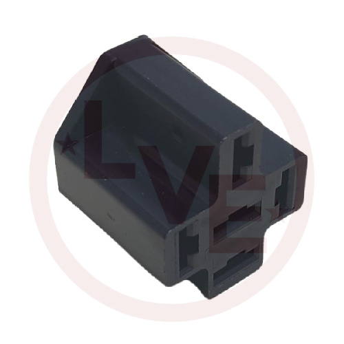 CUSTOM CONNECTOR BR05-WH SOCKET 5 POS BLACK HSG PCB