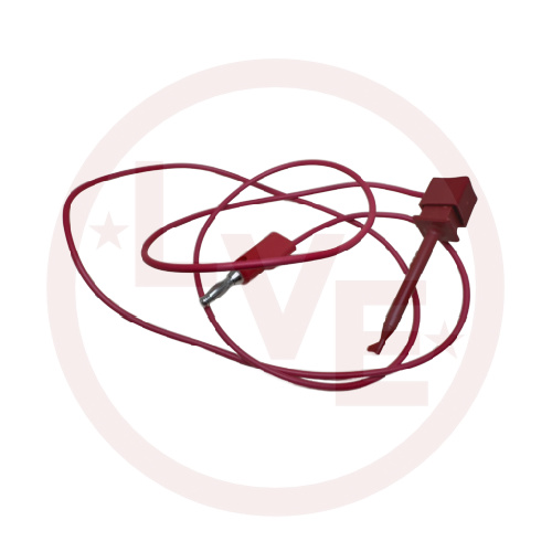 TEST LEAD BANANA PLUG TO GRABBER 36" RED