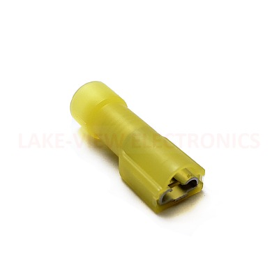 TERMINAL QDC FEMALE COUPLER FULLY INSULATED 12-10 AWG .250X.032 INSULKRIMP