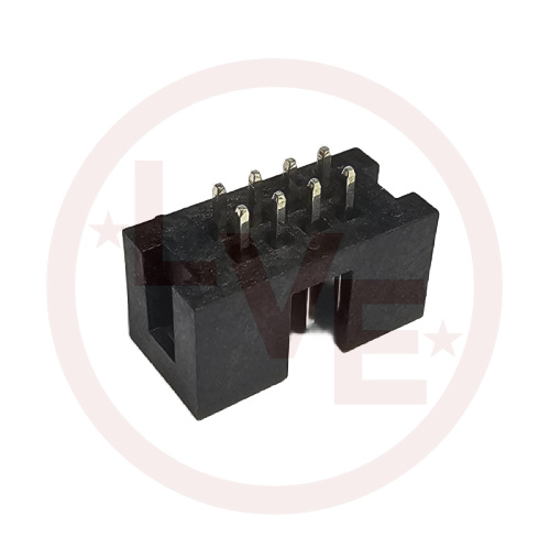 CONNECTOR 8 POS 2.54MM 2X4 BLACK BOX HEADER