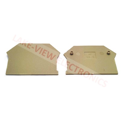 TERMINAL BLOCK END PLATE AP2.5-10/BEIGE