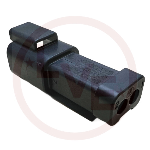 CONNECTOR 2 POS RECEPTACLE HOUSING GRAY