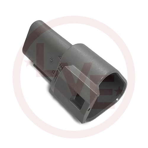 CONNECTOR 3 POS RECEPTACLE HOUSING GRAY
