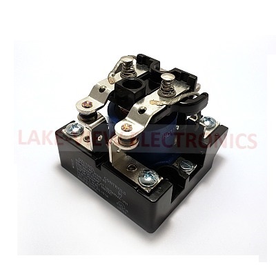 DELTROL 20240-82 RELAY 24VAC 30A DPST-NO OPEN FRAME SCREW TYPE HEAVY DUTY POWER RELAY