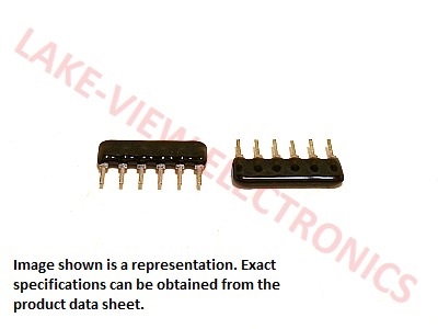 RESISTOR NETWORK 10K OHM 6P3R 2% SIP
