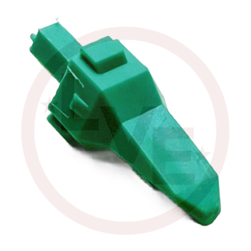 CONNECTOR WEDGELOCK GREEN FOR DT 3 PIN