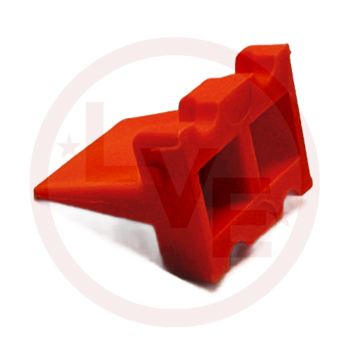 TE CONN WP-4P CONNECTOR WEDGELOCK ORANGE FOR DTP 4 PIN