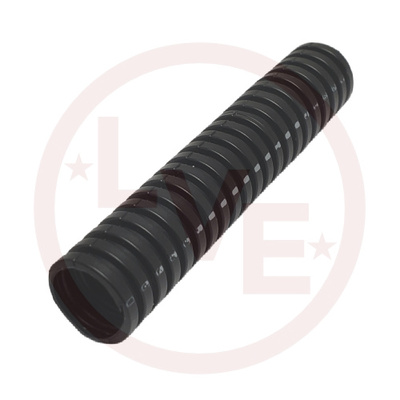 LOOM 3/8&quot; NYLON NON-SLIT BLACK