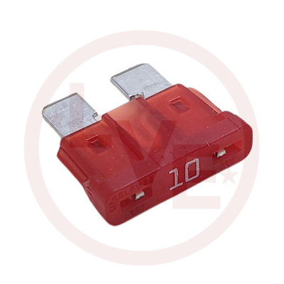 FUSE 10A 32VDC FAST ACTING RED AUTOMOTIVE BLADE