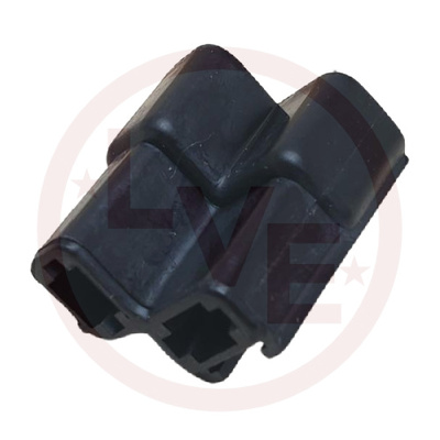 CONNECTOR 2 POS MALE BLACK 56 SERIES