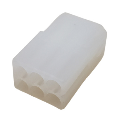 CONNECTOR PIN &amp; SOCKET 6 POS RECEPTACLE HSG LK RMP .093
