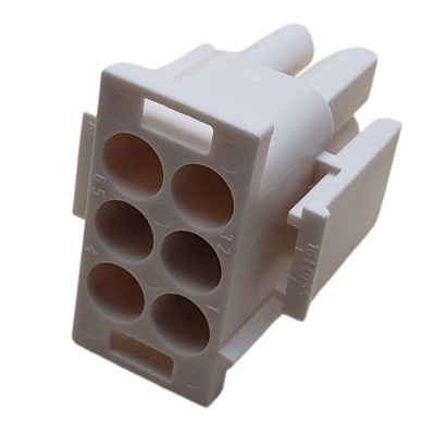 CONNECTOR PIN &amp; SOCKET 6 POS PLUG HSG UNI-MATE NATURAL