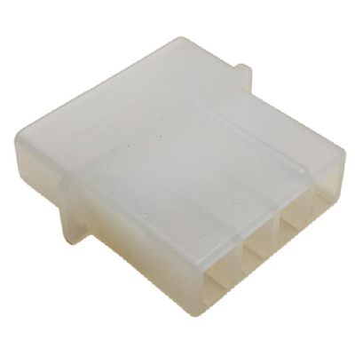 AMP 1-480426-0 CONNECTOR 4 POS RECEPTACLE HSG MATE-N-LOK NATURAL .200"P