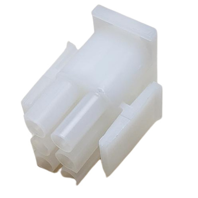 TE CONN 1-480704-0 CONNECTOR PIN & SOCKET 6 POS PLUG HSG NATURAL