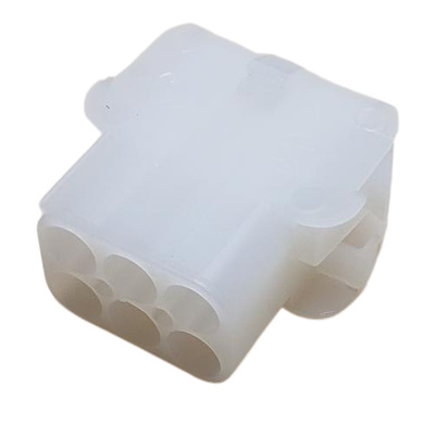 TE CONN 1-480705-0 CONNECTOR PIN & SOCKET 6 POS RECEPTACLE HSG NATURAL