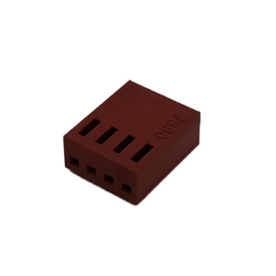 CONNECTOR RECEPTACLE 4 POS HIGH PRESSURE CRIMP TERMINAL HSG .100P