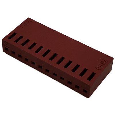 CONNECTOR RECEPTACLE 12 POS HIGH PRESSURE CRIMP TERMINAL HSG .100P