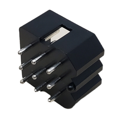 CONNECTOR PIN &amp; SOCKET HEADER 9 POS MALE SHROUDED .093P