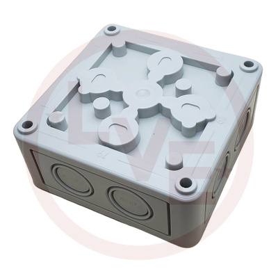 ALTECH 115-403 ENCLOSURE 94X94X57MM GRAY POLYSTYRENE