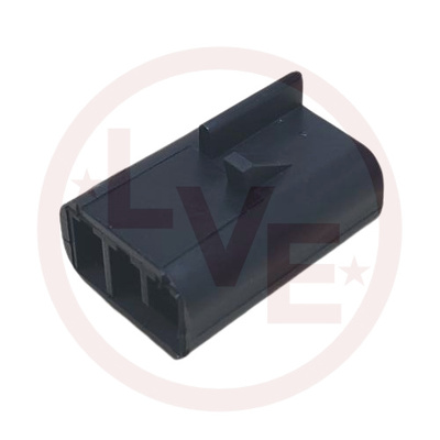 CONNECTOR 3 POS FEMALE M/P 150 SERIES BLACK