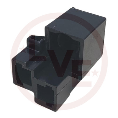 CONNECTOR 2 POS FEMALE M/P 280 SERIES BLACK