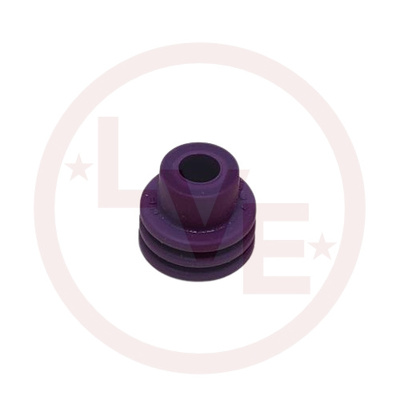 CONNECTOR CABLE SEAL 1 POS FEMALE PURPLE