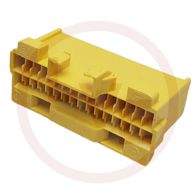 CONNECTOR 32 POS FEMALE MICRO-PACK 100 SERIES YELLOW