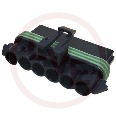 CONNECTOR 6 POS FEMALE METRI-PACK 280 SERIES BLACK ASM