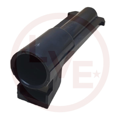 CONNECTOR 1 POS MALE BLACK M/P 280 SERIES