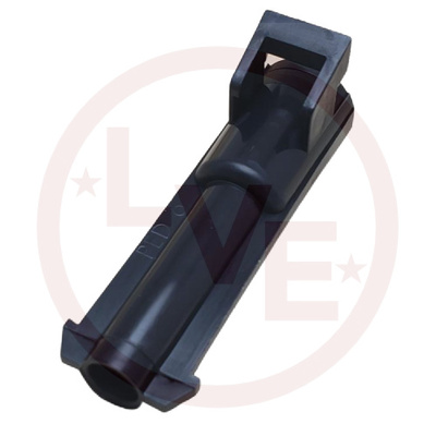 CONNECTOR 1 POS MALE BLACK M/P 280 SERIES