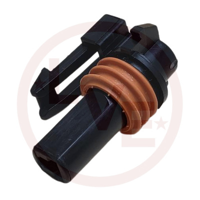 CONNECTOR 1 POS FEMALE BLACK M/P 280 SERIES BLACK