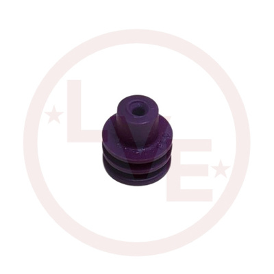 CONNECTOR CABLE SEAL 1 POS FEMALE PURPLE