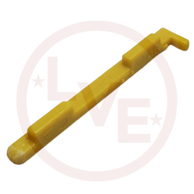 CONNECTOR 1 POS LOCK COMB YELLOW