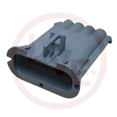 PACKARD 12129600 CONNECTOR 4 POS MALE METRI-PACK 280 SERIES GRAY