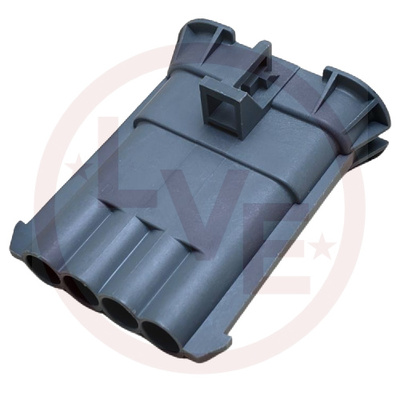 CONNECTOR 4 POS MALE METRI-PACK 280 SERIES GRAY