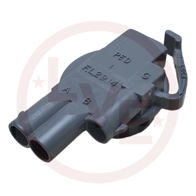CONNECTOR 3 POS LAMP SOCKET ASM C2 BSE GRAY