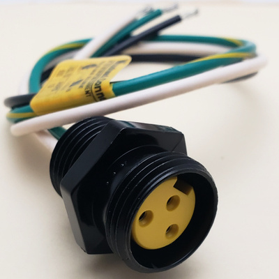 CONNECTOR 3 POS MC FR 12" 16/1 600V PVC CABLE