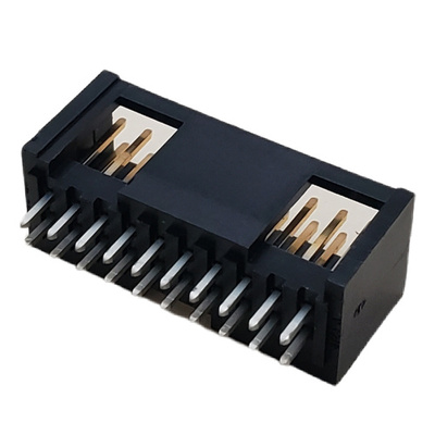 CONNECTOR HEADER 20 POS C-GRID DUAL ROW VERTICAL SHROUDED 2.54MM
