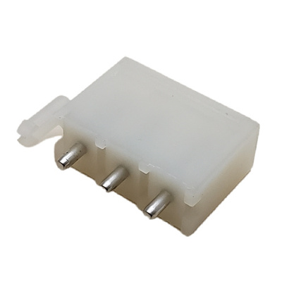 CONNECTOR HEADER 3POS SOCKET VERTICAL W/BEVELED PLASTIC PEG 6.71P