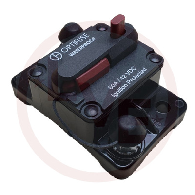 AUTOMOTIVE CIRCUIT BREAKER 60A 42VDC TYPE III IP67