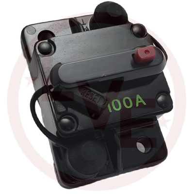 CIRCUIT BREAKER 100A 32V TYPE lll PUSH TO RESET PANEL MOUNT