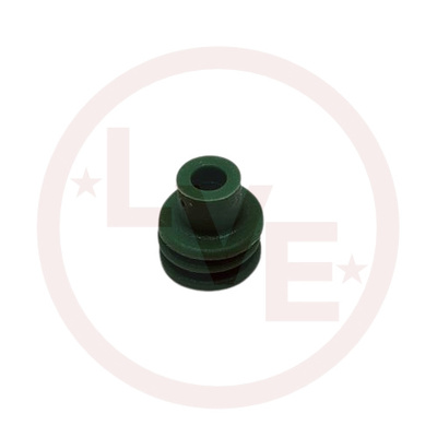 CONNECTOR CABLE SEAL 1-WAY GREEN M/P