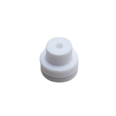 CONNECTOR CABLE SEAL 1 POS FEMALE WHITE SILICONE