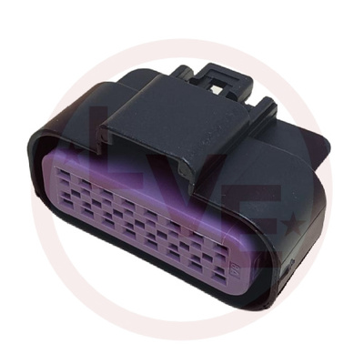 CONNECTOR 16 POS FEMALE GT 150 SERIES BLACK ASM