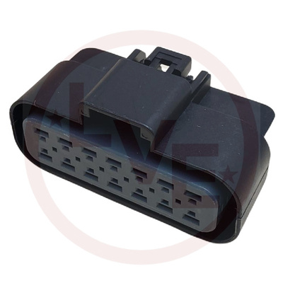 CONNECTOR 14 POS FEMALE GT 280 SERIES BLACK PA6