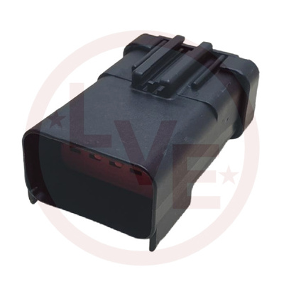 CONNECTOR 10 POS MALE APEX 2.8 SEALED SERIES BLACK