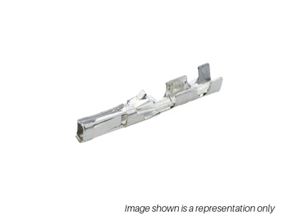 TERMINAL SL FEMALE 30-24 AWG .100P SOCKET TIN TAPE AND REEL