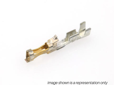 TERMINAL SL FEMALE 30-24 AWG .100P SOCKET GOLD PLATED TAPE AND REEL